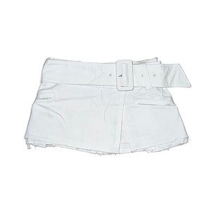 ARE YOU AM I Ketki belted mini skirt